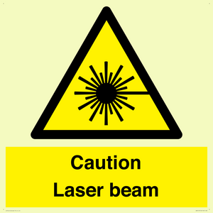 Caution Laser beam
